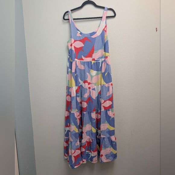 Charlize Dress Colorful Floral Midi Dress - Picture 2 of 5